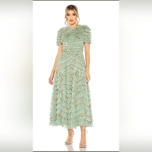 Dresses | Midi Wedding Guest Dress 814 By Mac Duggal | Poshmark